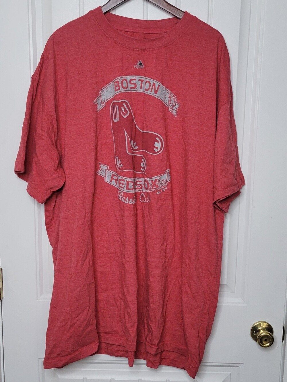 Majestic Boston Red Sox Heather Red Graphic Tee